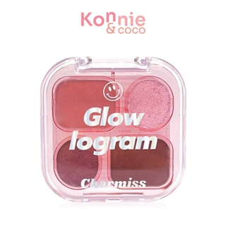 Charmiss Glowlogram Eyeshadow Palette 4g ชาร์มิสส์ สัมผัสใหม่ของอายแชโดว์รูปแบบเนื้อโมจิเจ้าแรกในไทย.