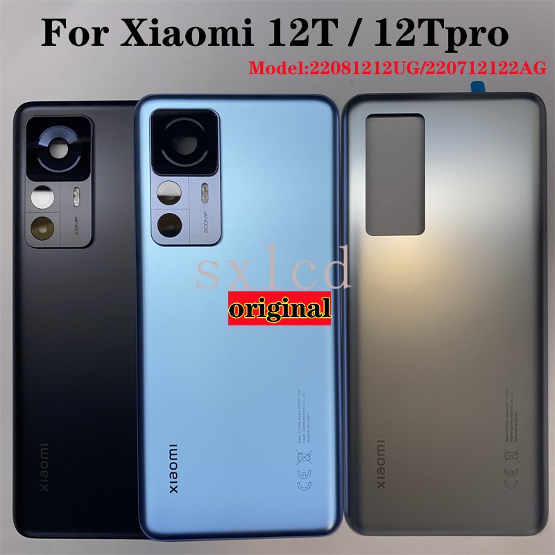 ของแท้ 100% สําหรับ Xiaomi 12T Pro 22081212Ug / Mi 12T 5G 22071212Ag ฝา ...
