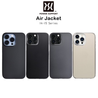 Power Support Air Jacket เคสกันกระแทกแบบบางพิเศษเกรดพรีเมี่ยมจากญี่ปุ่น เคสสำหรับ iPhone14/15Series(ของแท้100%)