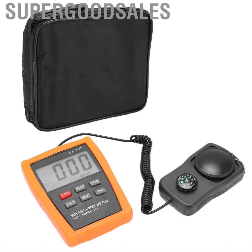 Supergoodsales Radiation Detector Solar Quick Response Power Meter with ...