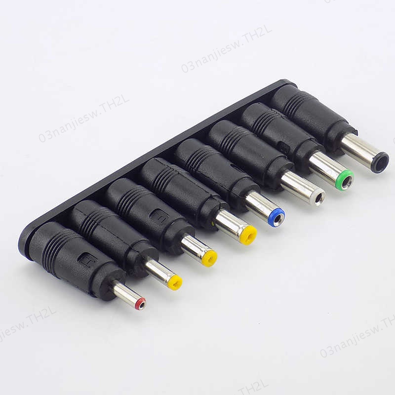แล็ปท็อปชาร์จอะแดปเตอร์เคล็ดลับ 8 ชิ้น Universal DC Power Supply ...