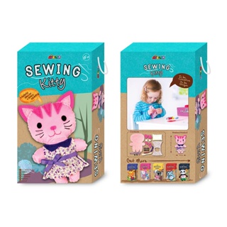 AVENIR ชุดเย็บตุ๊กตาแมวน้อย รุ่น Sewing สีชมพู