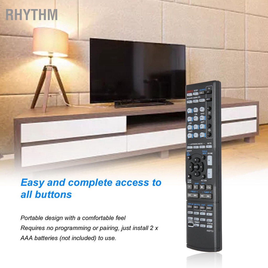 Rhythm สำหรับ Pioneer AV Receiver รีโมทคอนโทรล เปลี่ยนรีโมทคอนโทรล