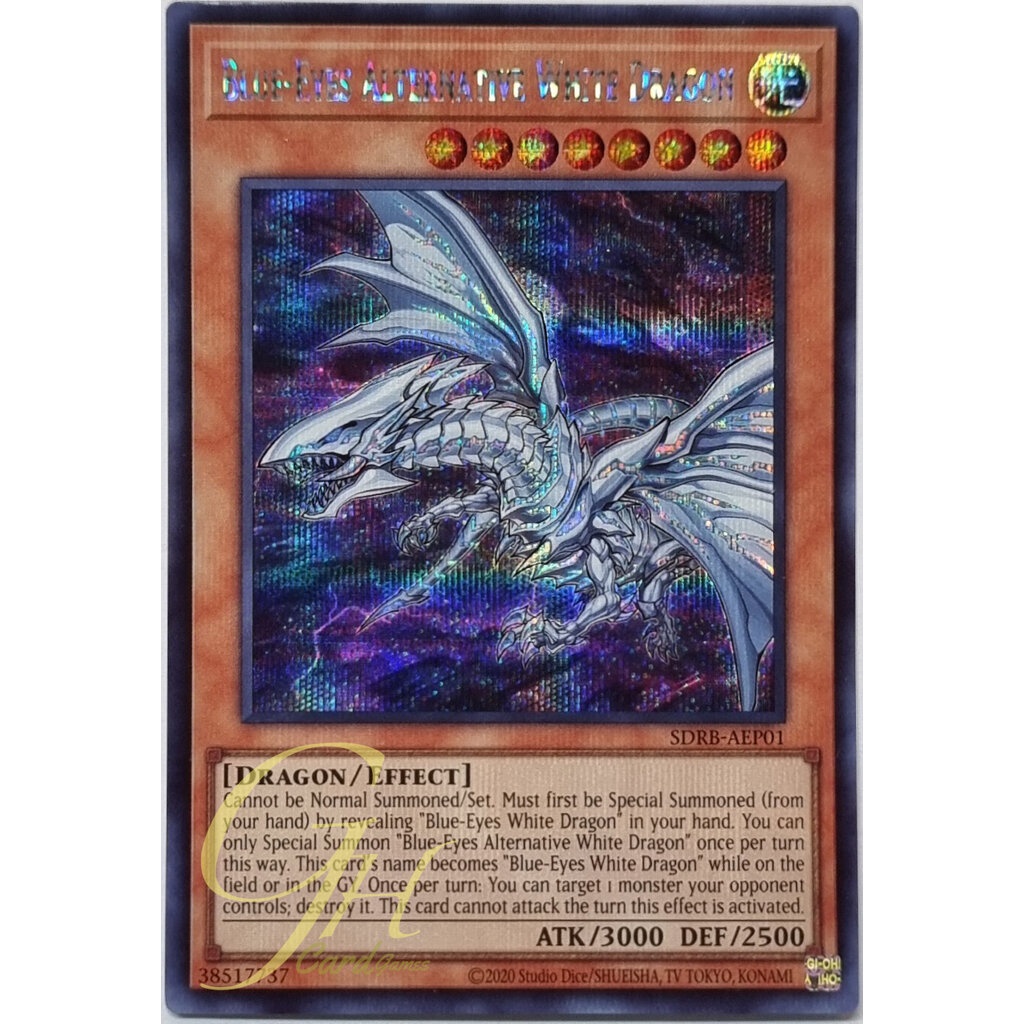 YUGIOH HC01-JP008 QCDB-JP014 Blue-Eyes Alternative White Dragon Blue