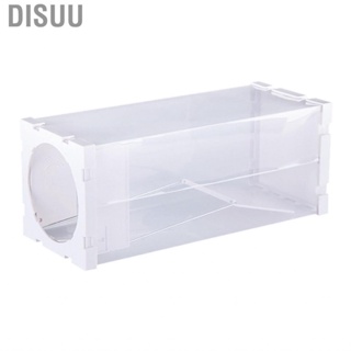 Disuu Rat Catcher Cage  Compact Small White Transparent Collapsible Design Mousetrap for Indoor