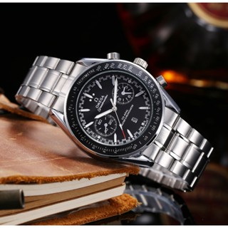 Speedmaster Series นาฬิกาข้อมือ มัลติฟังก์ชั่น ขนาดเล็ก กันน้ํา สําหรับผู้ชาย