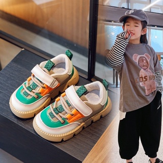[Do Re Mi] รองเท้าผ้าใบจับคู่สีมีสไตล์และหล่อสำหรับเด็กชายและเด็กหญิง