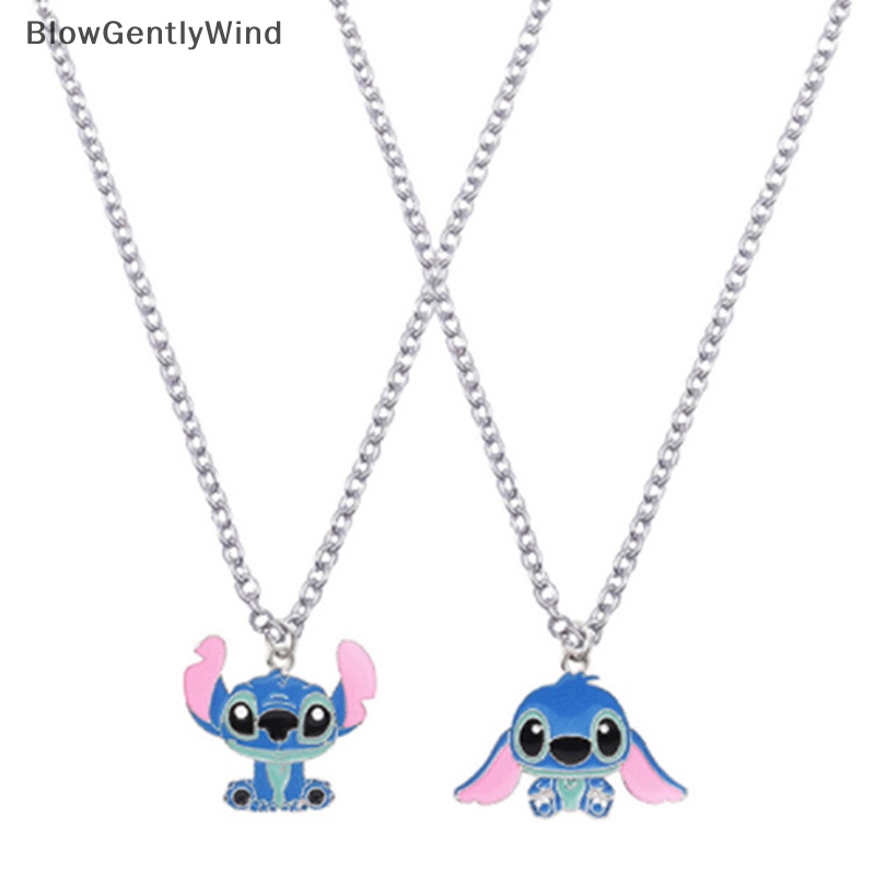 blowgentlywind-สร้อยคอโลหะ-ลายการ์ตูนดิสนีย์-lilo-amp-stitch-ของขวัญ