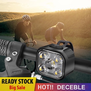 [Deceble.th] โคมไฟหน้าจักรยาน กันน้ํา 300mAh