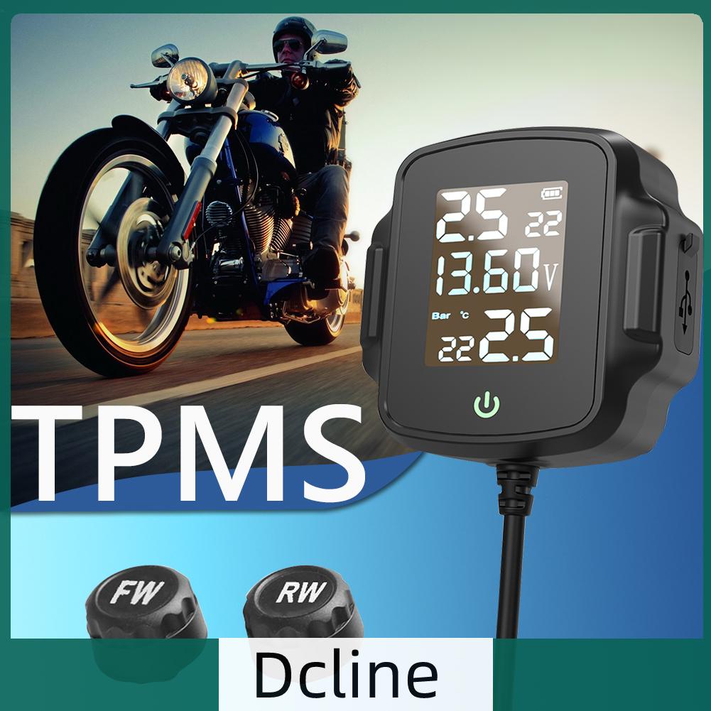 dcline-th-ระบบตรวจสอบความดันลมยางรถจักรยานยนต์-tpms-พร้อมที่ชาร์จ-usb-qc-3-0