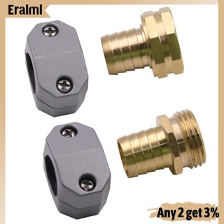 Eralml ชุดซ่อมท่อน้ํา ทองเหลือง กันรั่วซึม กันสนิม ตัวผู้ ตัวเมีย 3/4 นิ้ว 5/8 นิ้ว