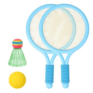 Gift Lightweight For Kids Durable Portable Outdoor Sports Beach Toy With 2 Balls Tennis Racket Set