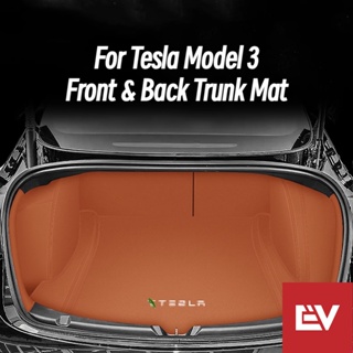 พรมปูพื้น ด้านหน้า และด้านหลัง สําหรับ Tesla Model 3
