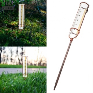 ⭐NEW ⭐Rain Gauges Sturdy Transparent Weatherproof With Metal Stake A Must-have