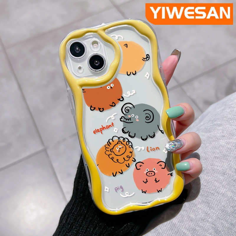 เคสโทรศัพท์มือถือ-ซิลิโคนใส-กันกระแทก-ลายการ์ตูนสวนสัตว์น่ารัก-สีสันสดใส-สําหรับ-oppo-a3s-a12e-a5-2018-realme-c1