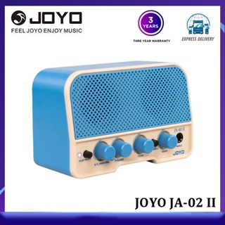 Joyo JA-02 II เครื่องขยายเสียงเอฟเฟคกีตาร์ ขนาดเล็ก ช่องคู่ ทําความสะอาด และโอเวอร์ไดรฟ์ แอมป์ พร้อมตัวเชื่อมต่อบลูทูธ 5 0 Aux