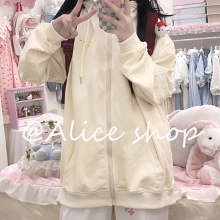 Alice เสื้อกันหนาว เสื้อฮู้ด Korean trendy cozy Popular WJK2390PKY37Z230913
