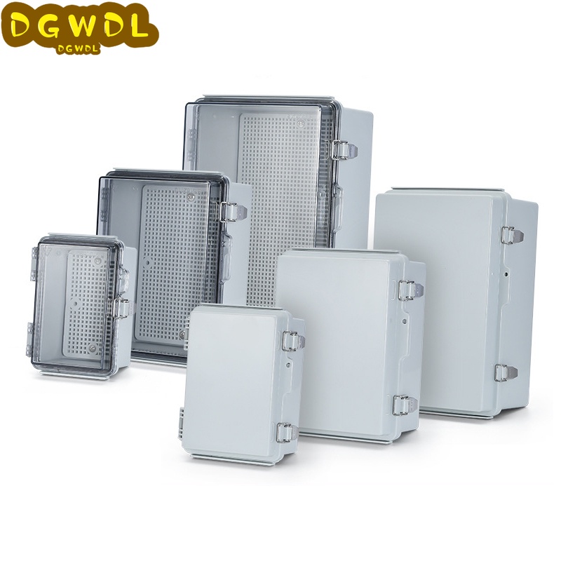 Junction Box IP67 Waterproof Electrical Box Hinged Clear Cover