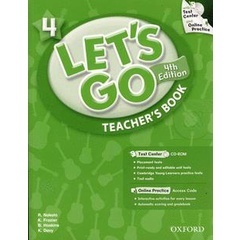 Bundanjai (หนังสือคู่มือเรียนสอบ) Lets Go 4th ED 4 : Teachers Book and Online Practice +CD (P)