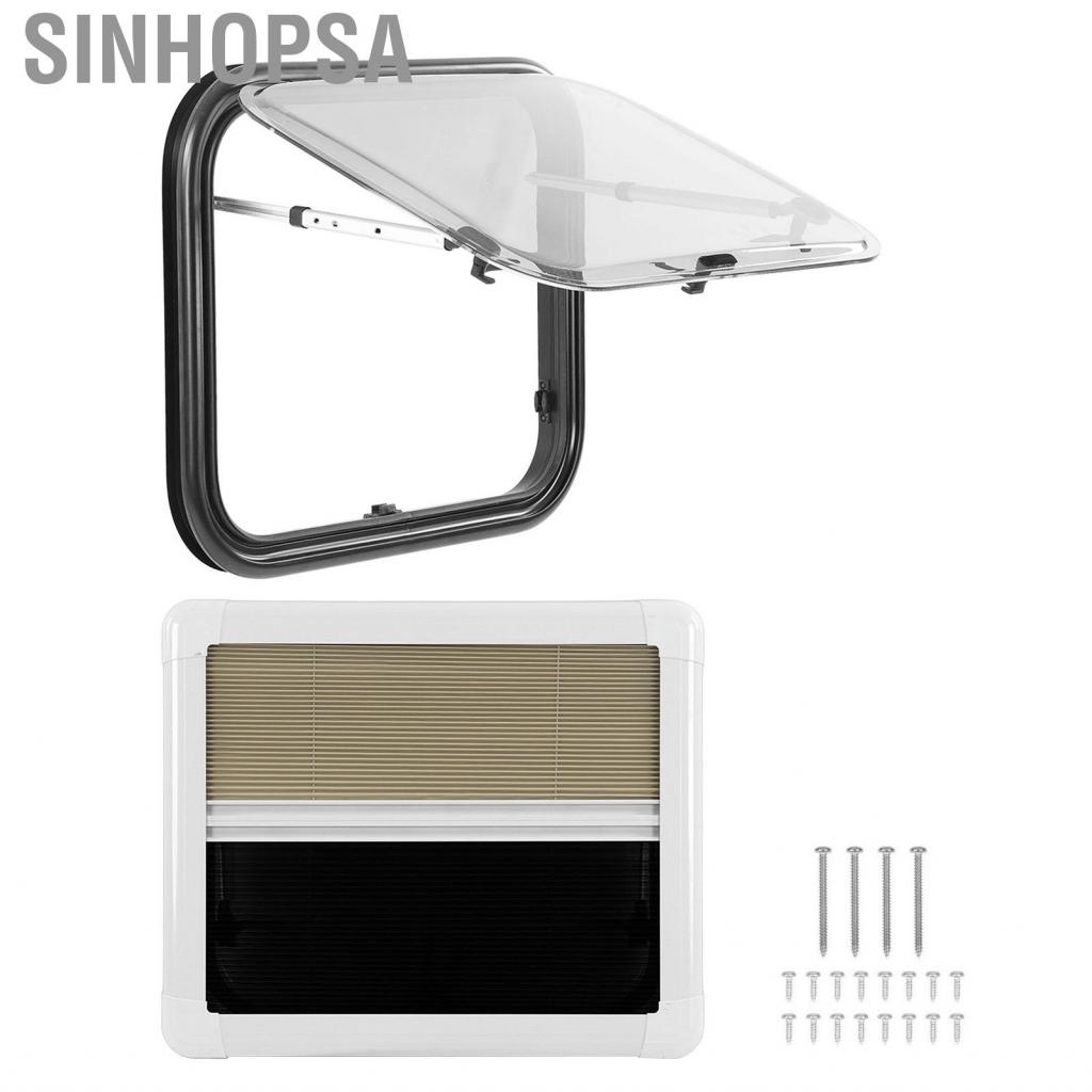 Sinhopsa RV Sliding Window Round Corner Double Layer UV Protection Pull ...