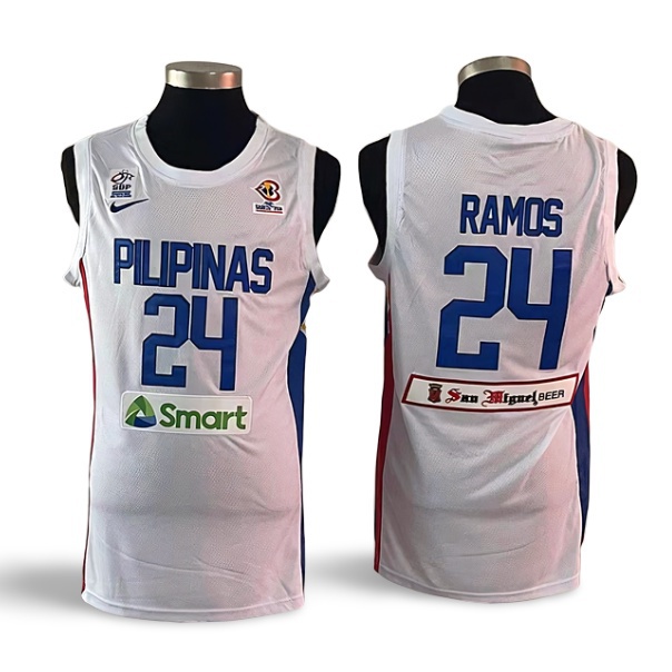 【Hot Pressing】gilas PILIPINAS 24 Dwigth RAMOS JERSEY PATCH EMBROIDERY