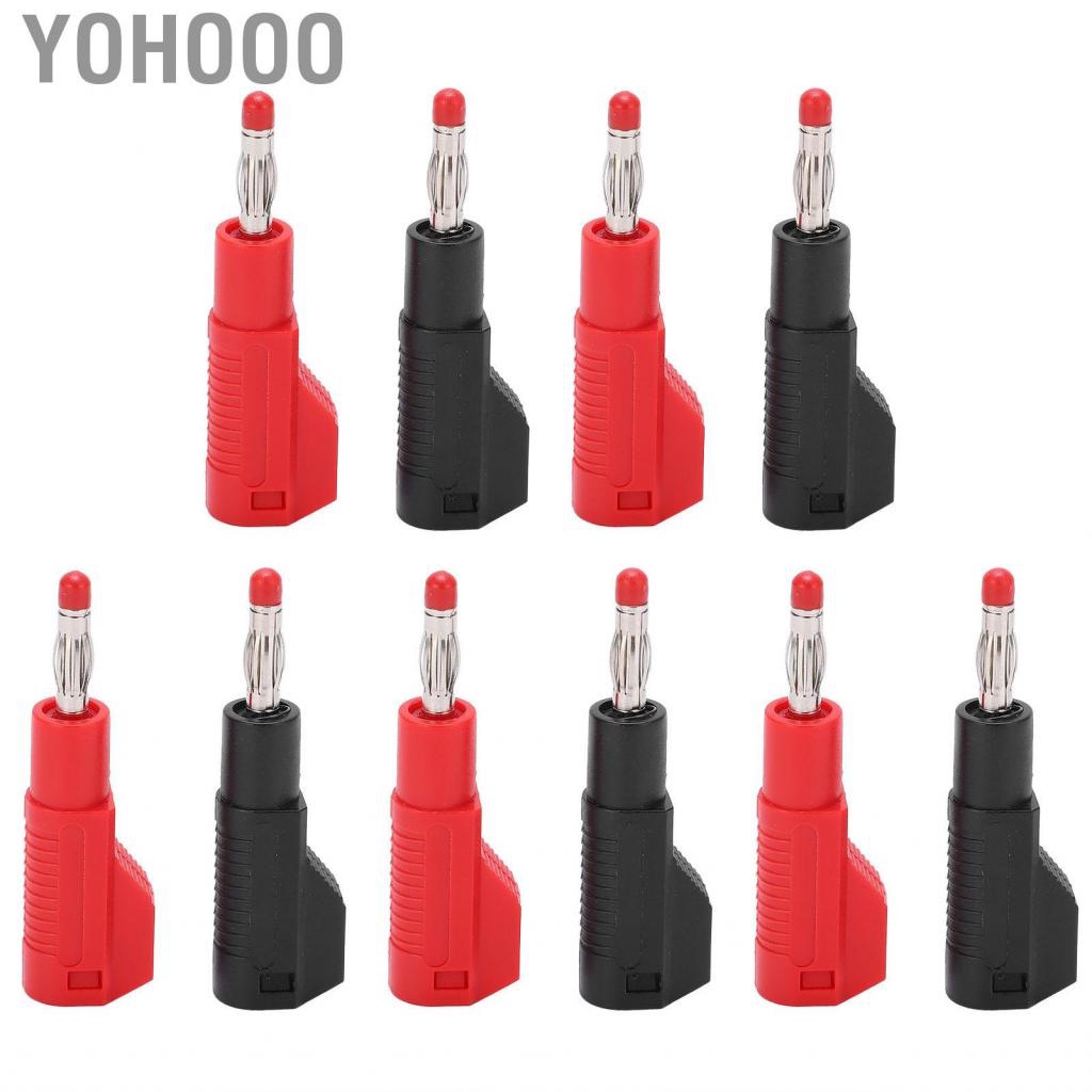 Yohooo Banana Plugs Fireproof Electrical Plug PVC for Electric Power