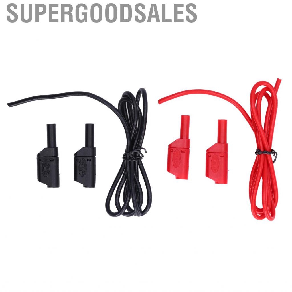 2Pcs Safety Full Insulated 83mm Alligator Clip With 4mm Banana - Foto 10