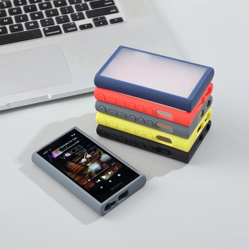 Soft Transparent Protective Shell Skin Case Cover For Sony Walkman NW-A306 NW-A307 NW-A300 Series With Dust Plug (Clear