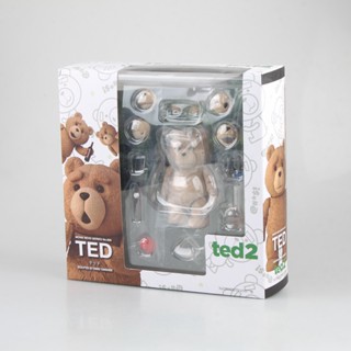 โมเดลตุ๊กตาฟิกเกอร์ Revoltech Teddy Bear TED2 Articulado ของเล่นสําหรับเด็ก