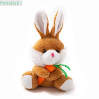 Fishstick1 พวงกุญแจ จี้ตุ๊กตากระต่าย ขนนิ่ม สําหรับห้อยกระเป๋า