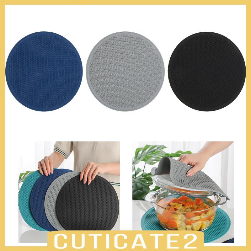 cuticate2-แผ่นรองหม้อ-ทรงกลม-ไม่ติดผิว-สําหรับอบอาหาร