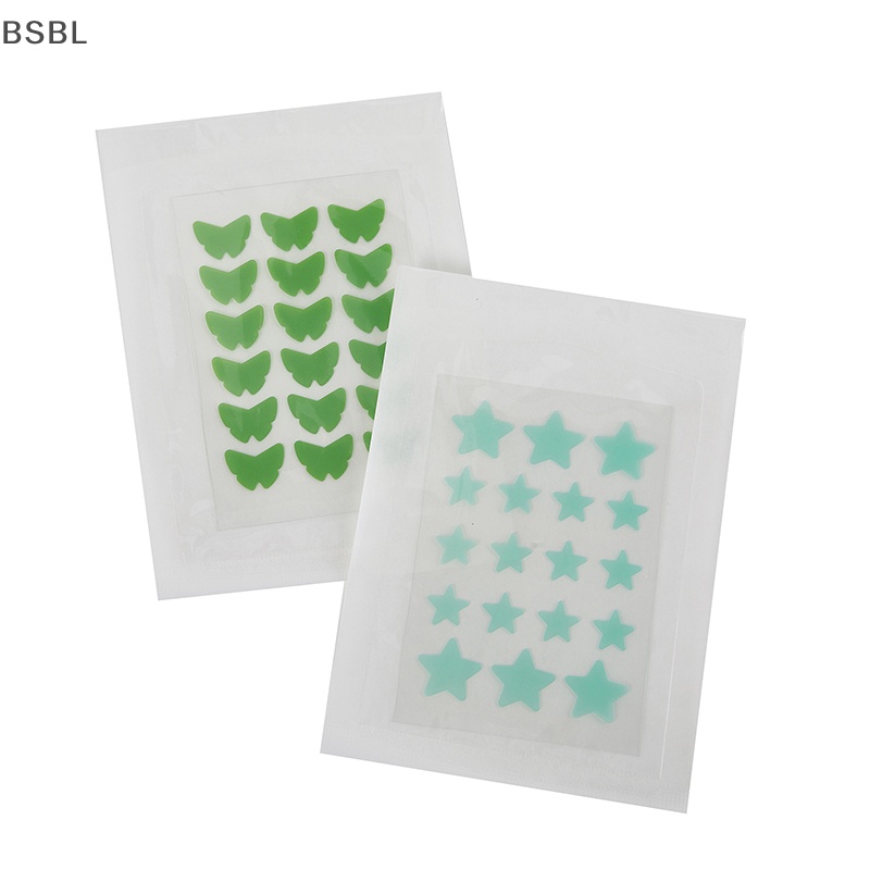 bsbl-แผ่นสติกเกอร์คอนซีลเลอร์-ลายผีเสื้อ-ดาว-ลดรอยแผลเป็นจากสิว-18-ชิ้น