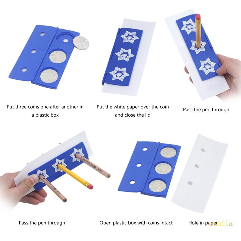 exhila-พร็อพมายากล-ดินสอ-เหรียญ-สําหรับเล่นมายากล