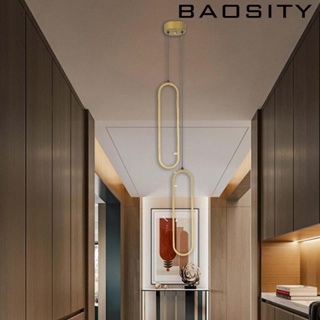 [Baosity] โคมไฟระย้า LED สีทอง สําหรับติดเพดาน ทางเดิน