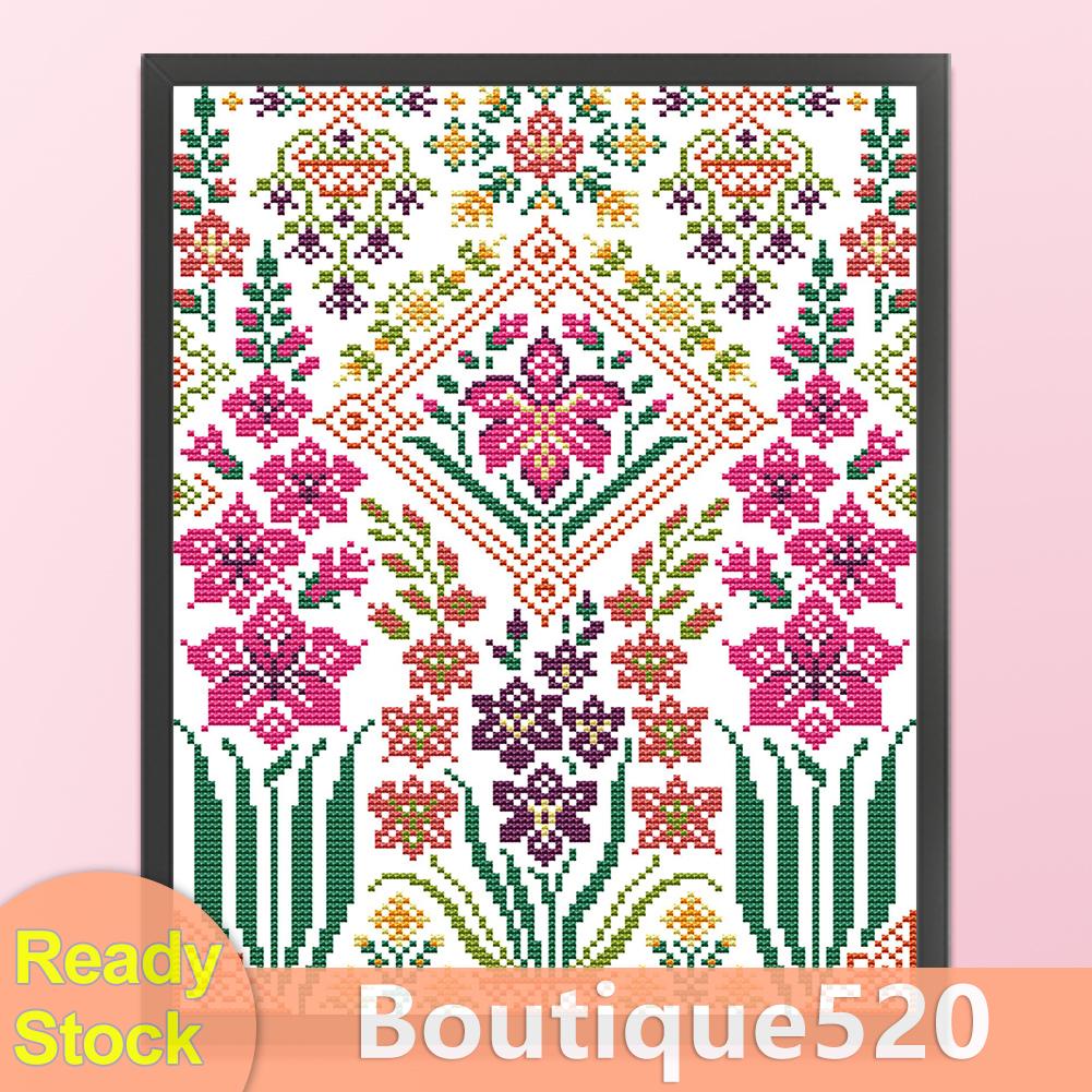 boutique520-th-ชุดปักครอสสติตช์-ผ้าฝ้าย-14ct-ลายดอกไม้-ขนาด-27x35-ซม