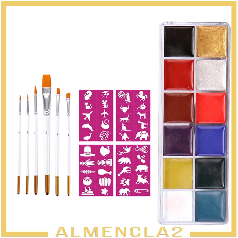 almencla2-ชุดพาเลตต์สีเพ้นท์ร่างกาย-สําหรับแต่งหน้า-เวที-เทศกาล