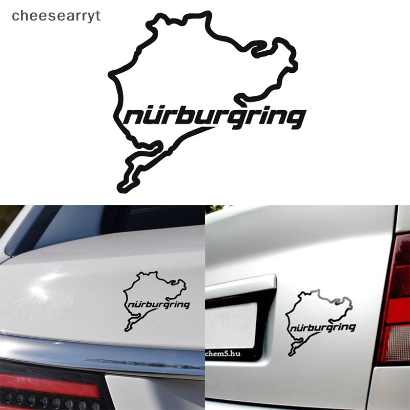 สติกเกอร์-ลาย-chee-car-styling-racing-road-nurburgring-แบบสร้างสรรค์-สําหรับติดตกแต่งหน้าต่างรถยนต์