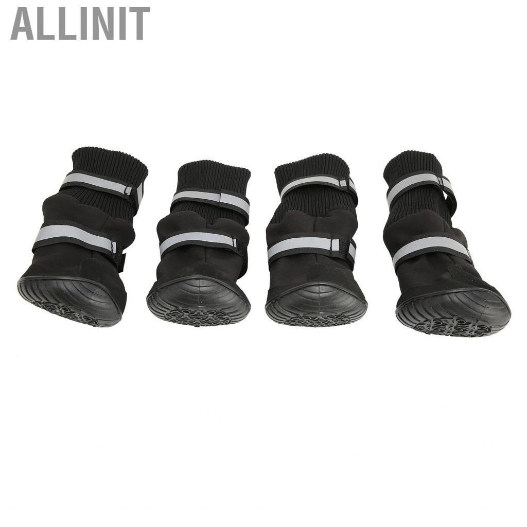 allinit-puppy-shoes-prevent-slip-dog-boot-adjustable-for-medium-dogs-traveling-walking