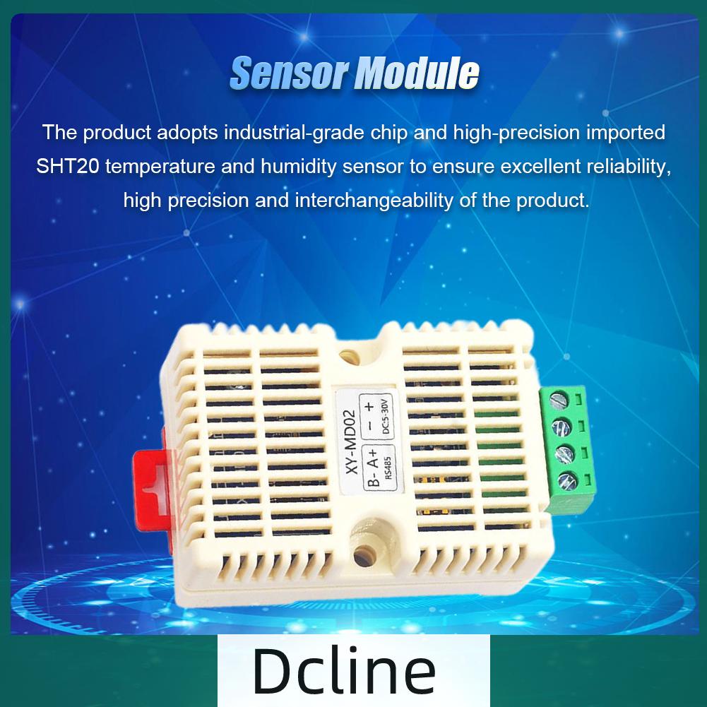 dcline-th-xy-md02-โมดูลเซนเซอร์วัดอุณหภูมิ-และความชื้น-sht20-dc5-30v