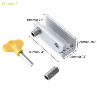 [ErudentT] อุปกรณ์ล็อคประตู หน้าต่าง อลูมิเนียม ปรับได้ พร้อมกุญแจ เพื่อความปลอดภัย [ใหม่]