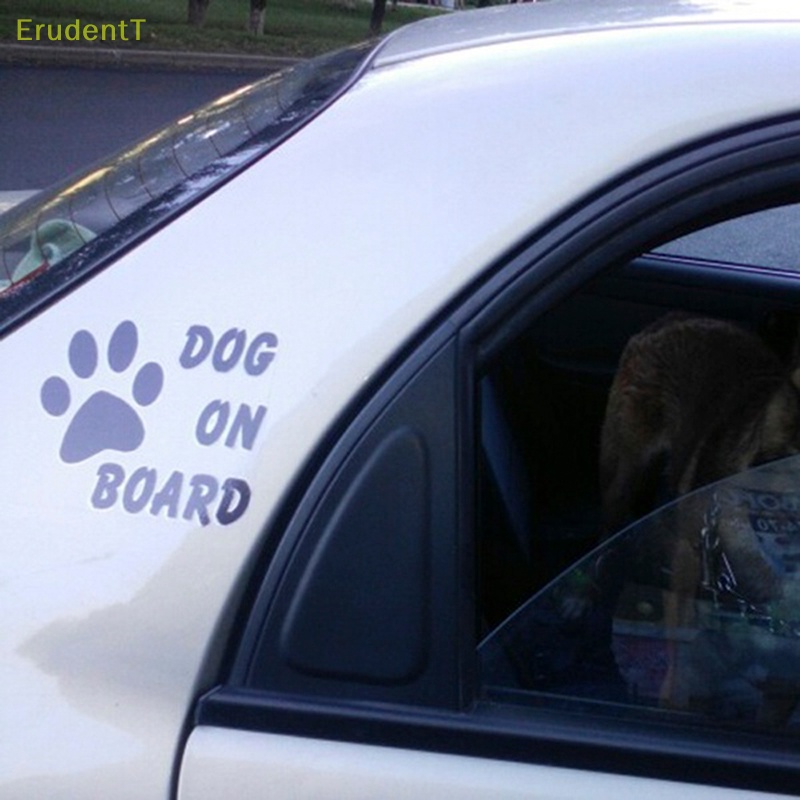 erudentt-สติกเกอร์สะท้อนแสง-ลายสุนัขบนรถ-สําหรับติดตกแต่งรถยนต์-ใหม่