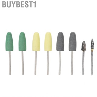 Buybest1 8x Light Cured Resin  Polishing Bur Set Dental Drill Bit Replacem