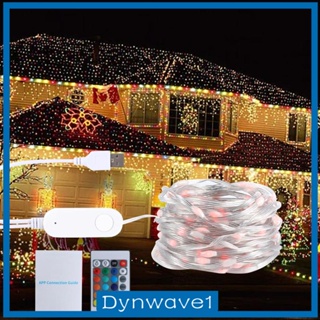 [Dynwave1] สายไฟหิ่งห้อย LED เปลี่ยนสีได้ สําหรับตกแต่งสวน เต้นท์ คริสต์มาส DIY