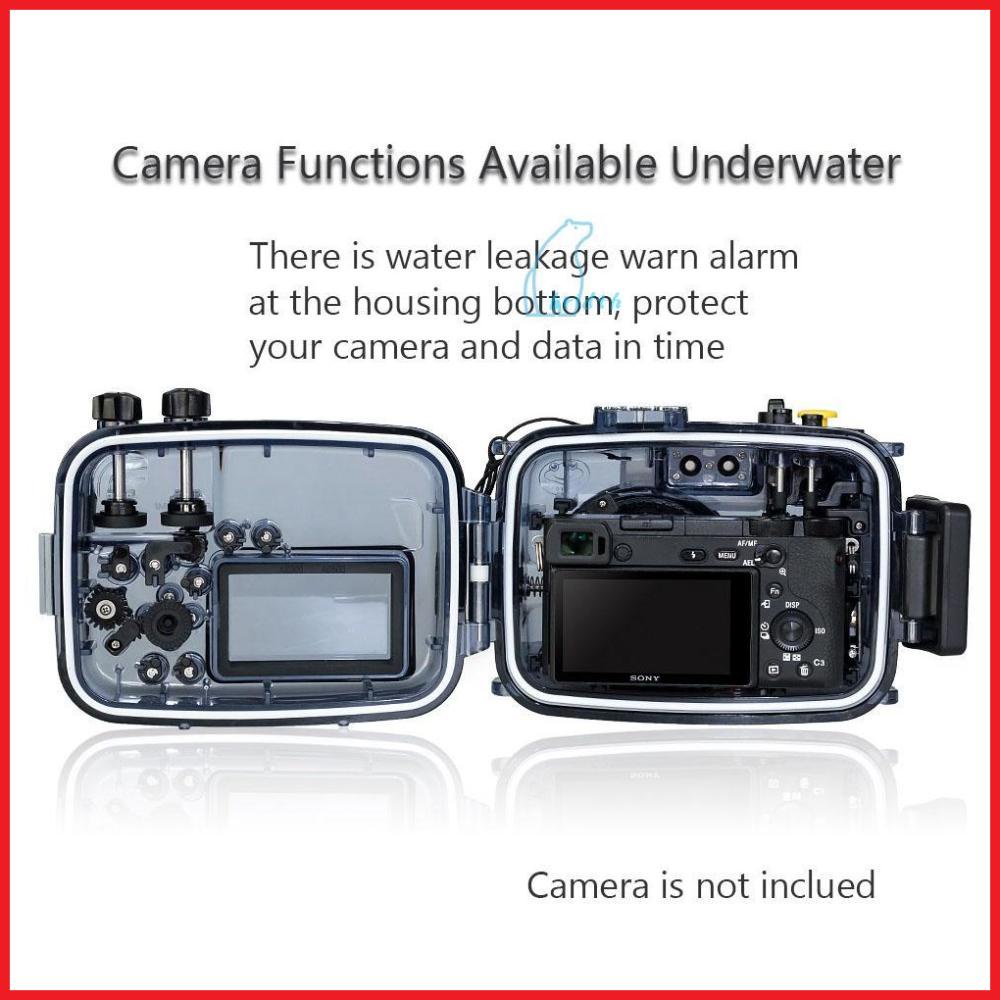 Sea frogs Waterproof Case for A6000/A6300/A6500 Diving Camera Housing