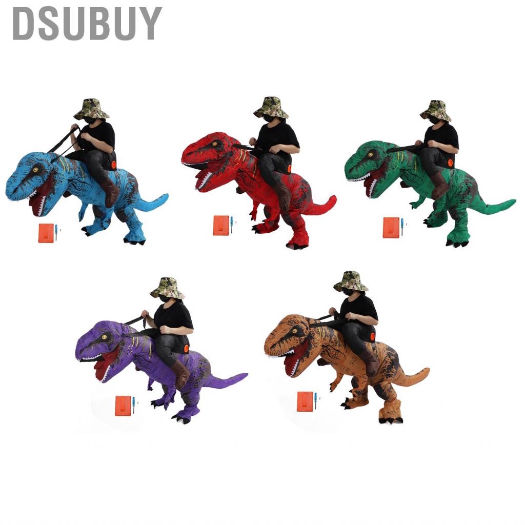 Adult Inflatable Purple T-Rex Dinosaur Costume For Men – Ride On, Blow Up Trex Outfit For Halloween Parties