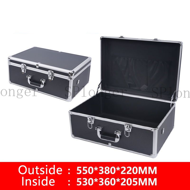 กล่องอลูมิเนียม กล่องเก็บเครื่องมือช่าง อลูมิเนียมอัลลอย แบบพกพา พร้อม ...