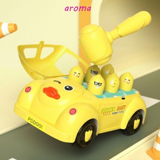 Aroma รถเกมเคาะ กดคลายเครียด ABS รูปสัตว์ ไฝ สําหรับครอบครัว และลูก