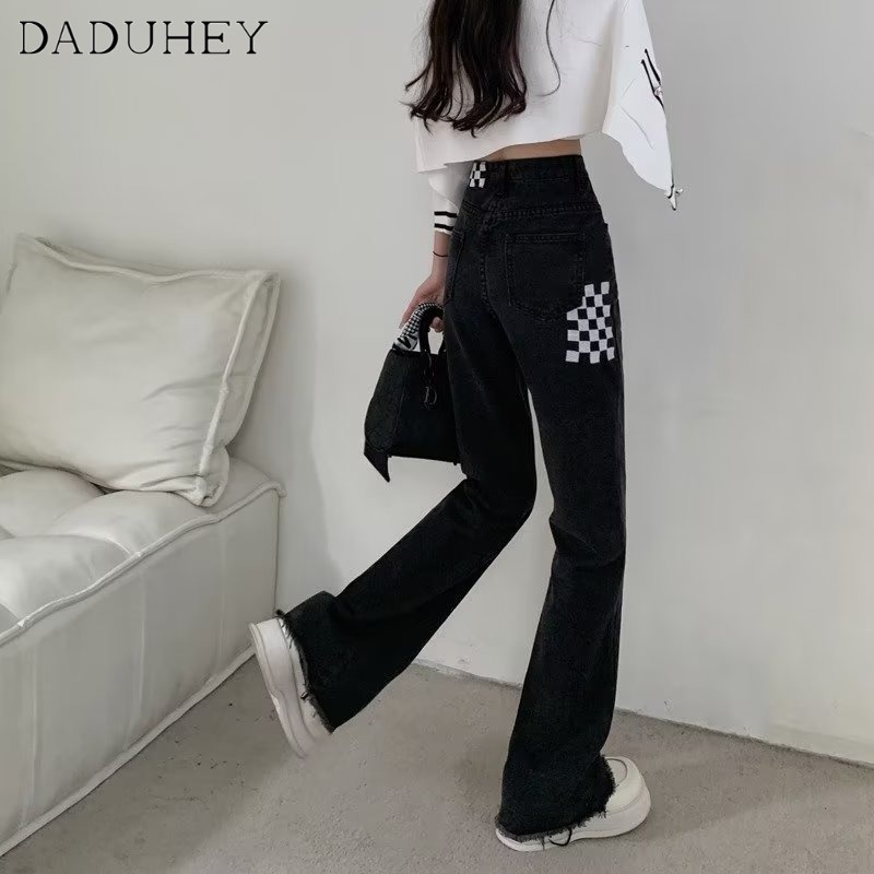 daduhey-new-korean-style-womens-high-waist-hot-girl-loose-plaid-straight-mop-wide-leg-straight-fashion-pants