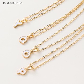 Dsth สร้อยคอแฟชั่น 26 Initials Charm สําหรับผู้หญิง ผู้ชาย ดีไซน์พรีเมี่ยม สร้อยคอชื่อ เครื่องประดับผู้หญิง ของขวัญ DSS