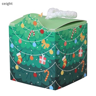 [ceight] ถุงของขวัญคริสต์มาส สําหรับใส่ช็อคโกแลต ลูกอม คุกกี้ 10 ชิ้น